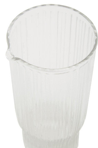 Ribbed Glass and Jug Three Piece Set | Juno