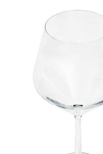 Ada Set of 2 Burgundy Crystal Glasses 680ml