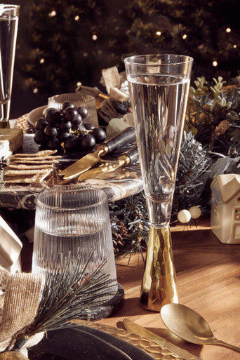 Set of Four Ribbed Glass Tumblers | Eldon