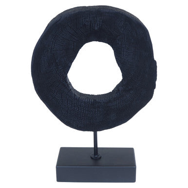 Small Rustic Mango Wood Sculpture on Stand | Fidel