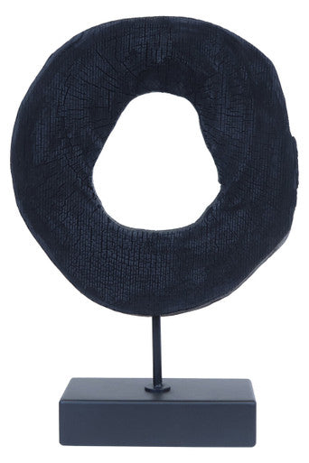 Small Rustic Mango Wood Sculpture on Stand | Fidel