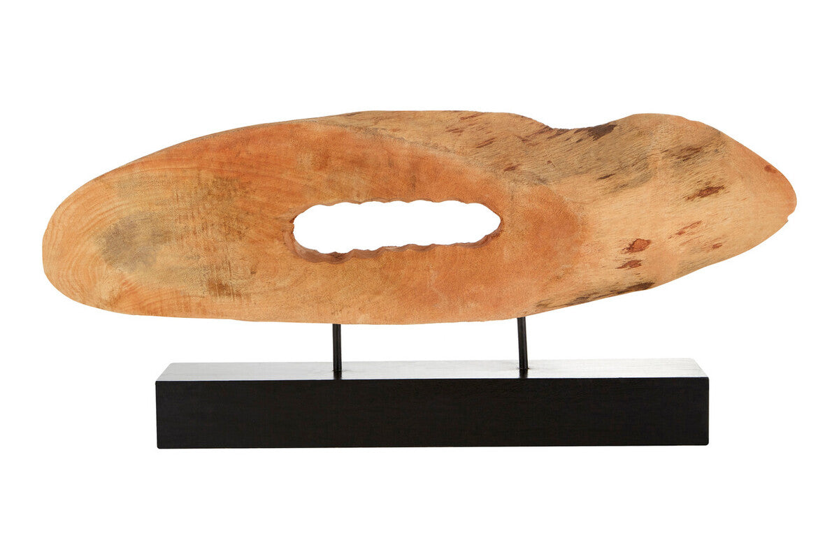 Natural Mango Wood Slice Sculpture | Fidel