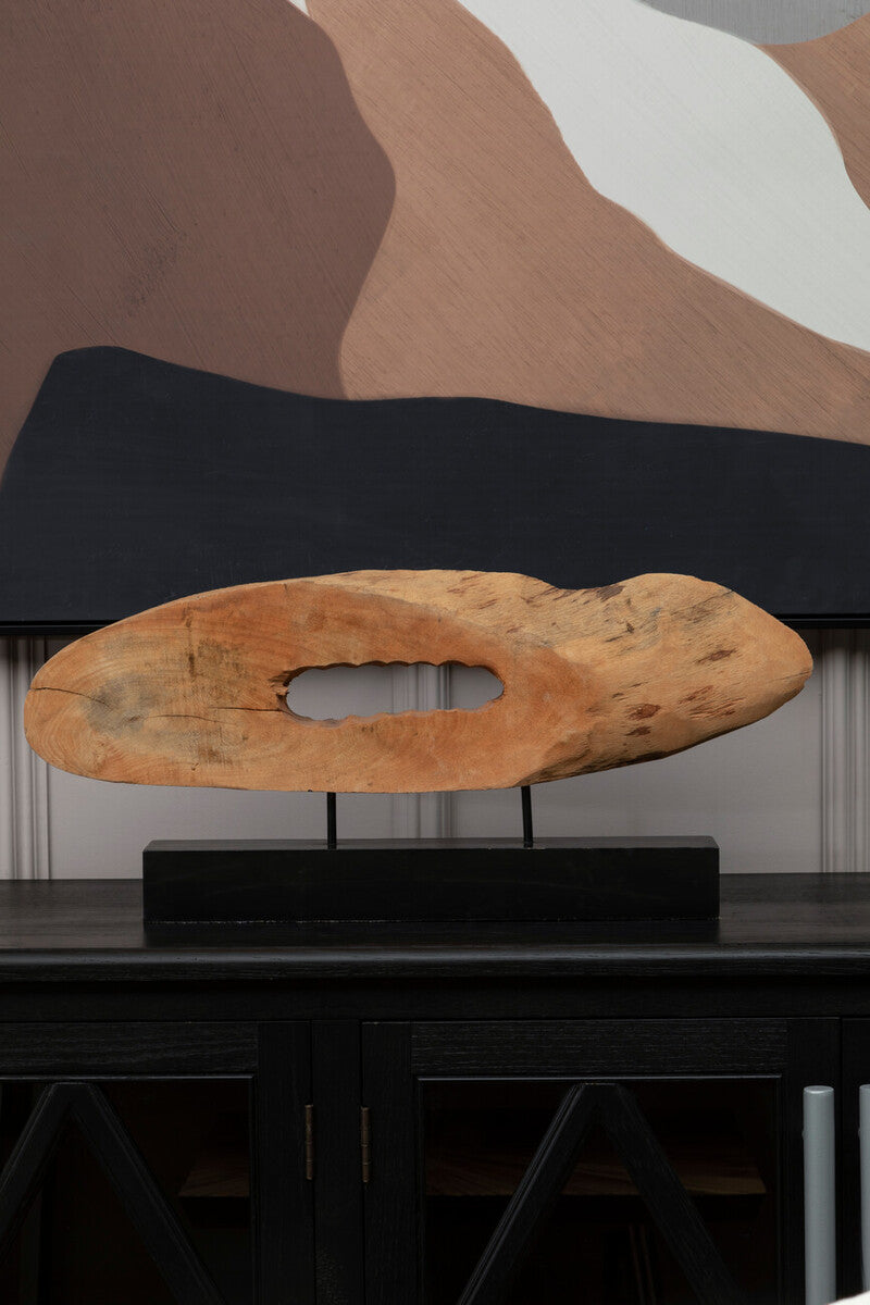 Natural Mango Wood Slice Sculpture | Fidel