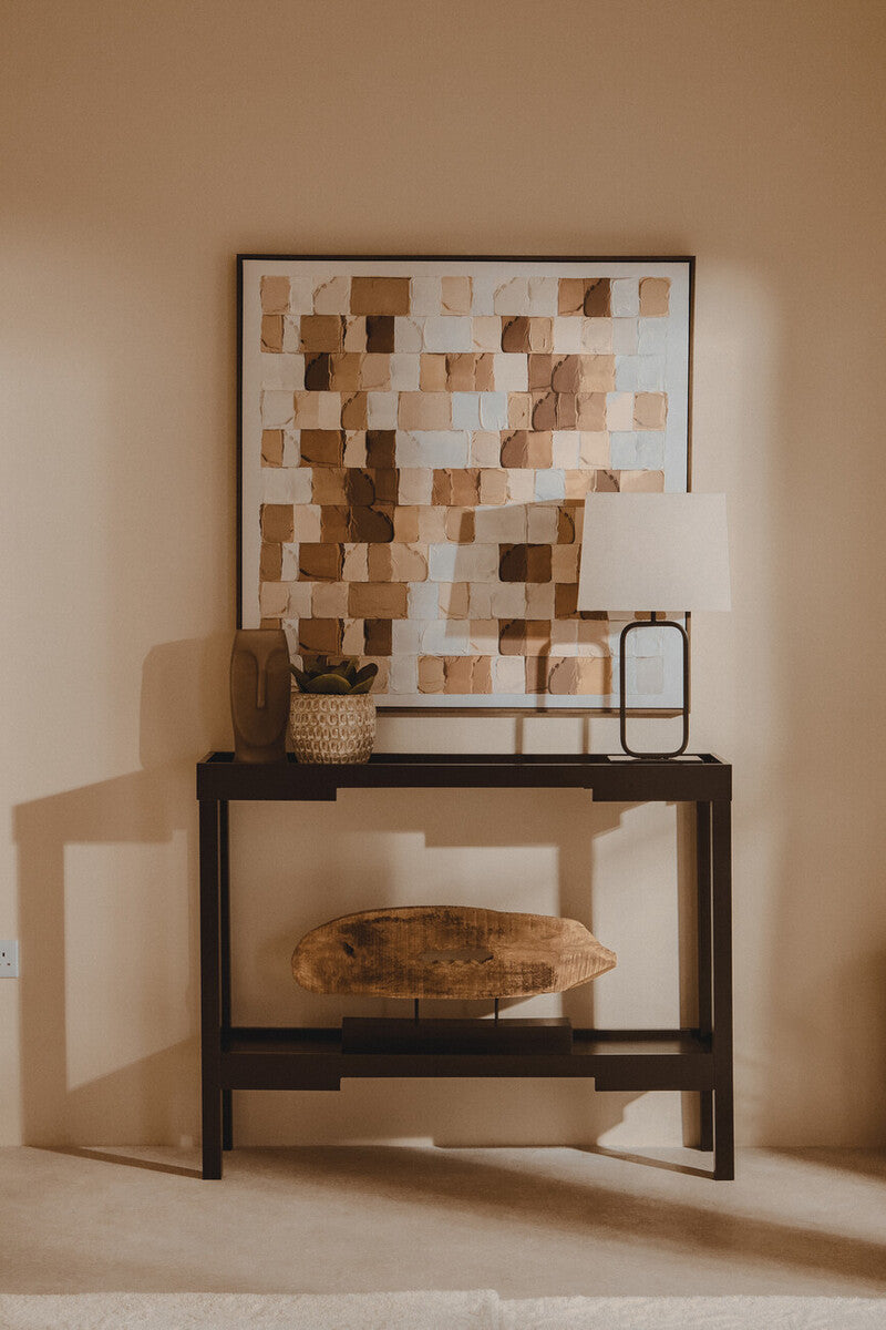 Natural Mango Wood Slice Sculpture | Fidel