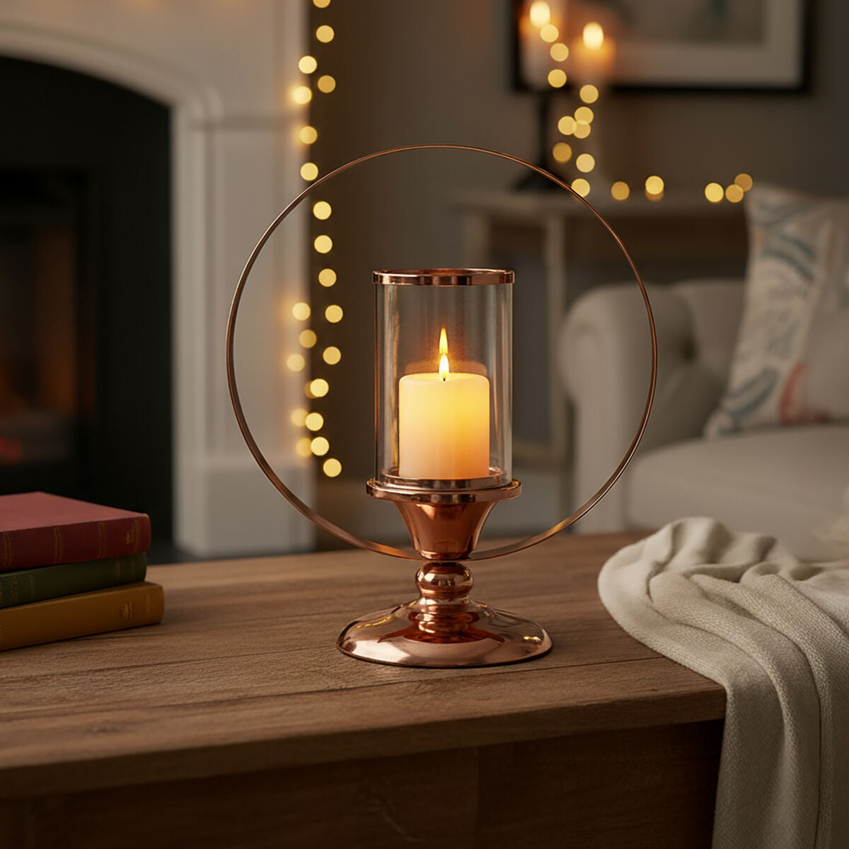 Small Metal Candle Holder | Kensington Townhouse