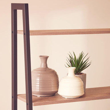 Cream Small Ribbed Ceramic Vase | Dusk