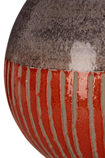 Nova Orange Vase | Earthenware