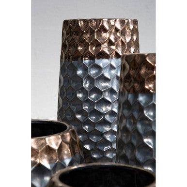 Large Ceramic Vase with Metallic Finish | Galaxy