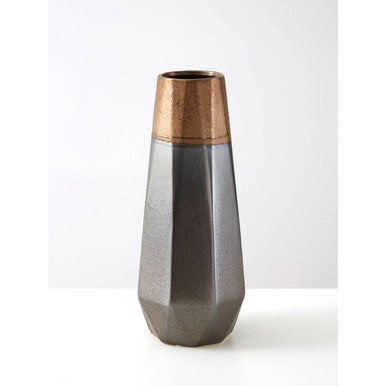 Small Metallic Vase | Jet