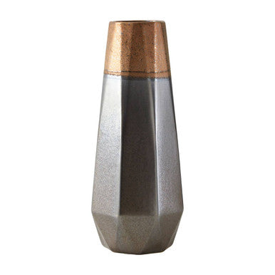 Small Metallic Vase | Jet
