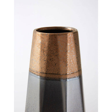 Small Metallic Vase | Jet