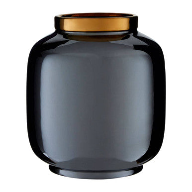 Black Metallic Vase | Stellar