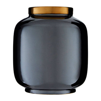 Black Metallic Vase | Stellar