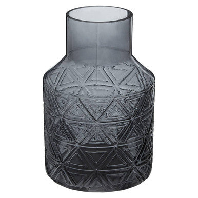 Grey Glass Vase | Dakota