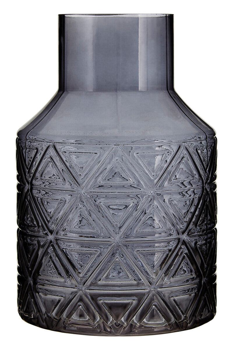 Grey Glass Vase | Dakota