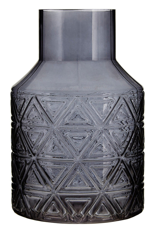 Grey Glass Vase | Dakota