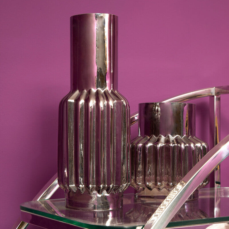 Silver Small Glass Vase | Onice