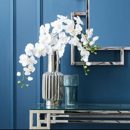 Silver Large Glass Vase | Onice