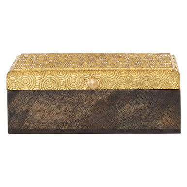 Gold Disc Design Small Trinket Box | Bowerbird