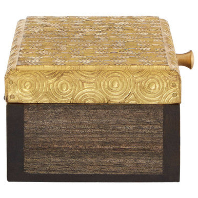 Gold Disc Design Small Trinket Box | Bowerbird