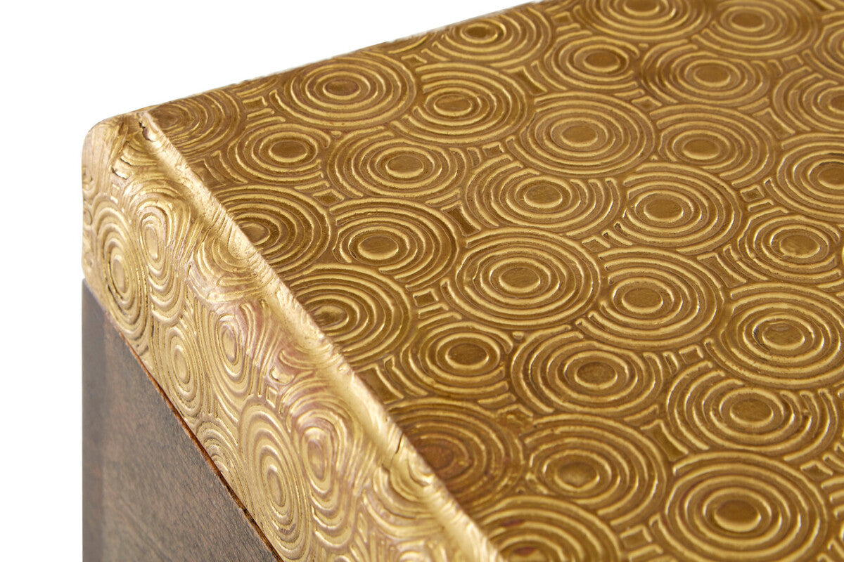 Gold Disc Design Small Trinket Box | Bowerbird
