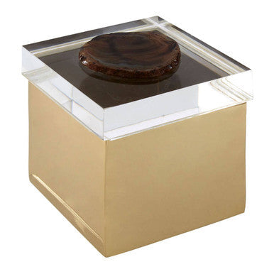 Black Agate Small Trinket Box | Bowerbird