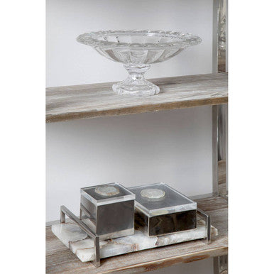 White Agate Small Trinket Box | Bowerbird