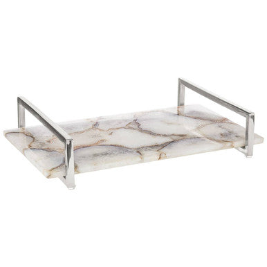 White Agate Large Tray | Bowerbird