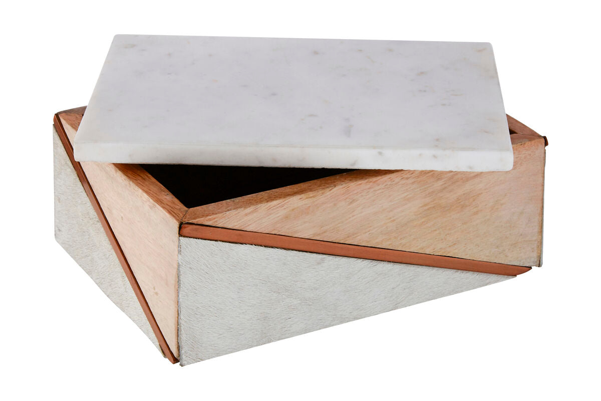 Cowhide Large Trinket Box | Bowerbird