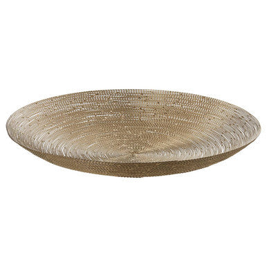 Nickel Twisted Wire Decorative Plate | Hege