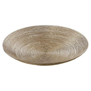 Nickel Twisted Wire Decorative Plate | Hege
