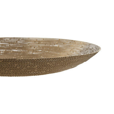 Nickel Twisted Wire Decorative Plate | Hege