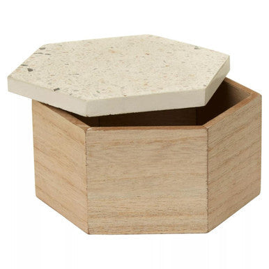 Small Terrazzo Lid Trinket Box | Mimo