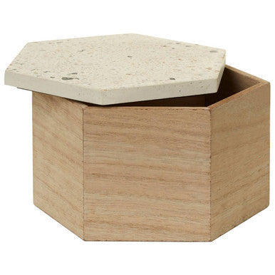 Large Terrazzo Lid Trinket Box | Mimo