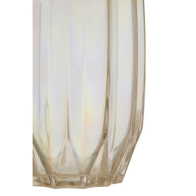 Large Glass Vase with Iridescent Finish | Petro