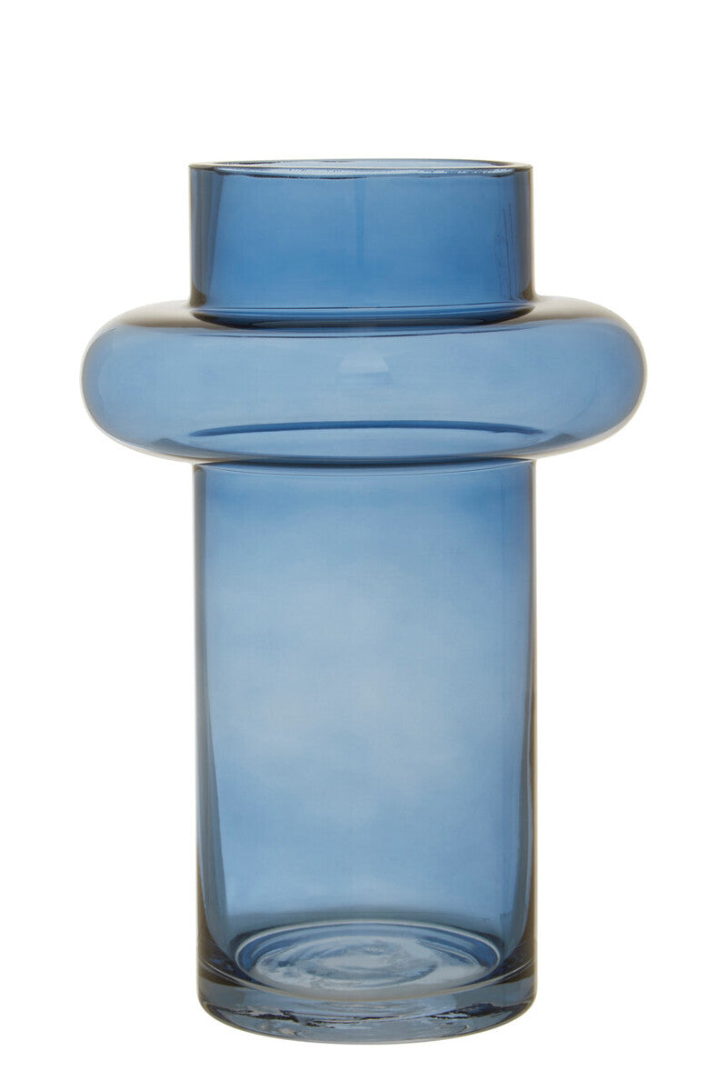 Small Blue Glass Vase | Cabrina