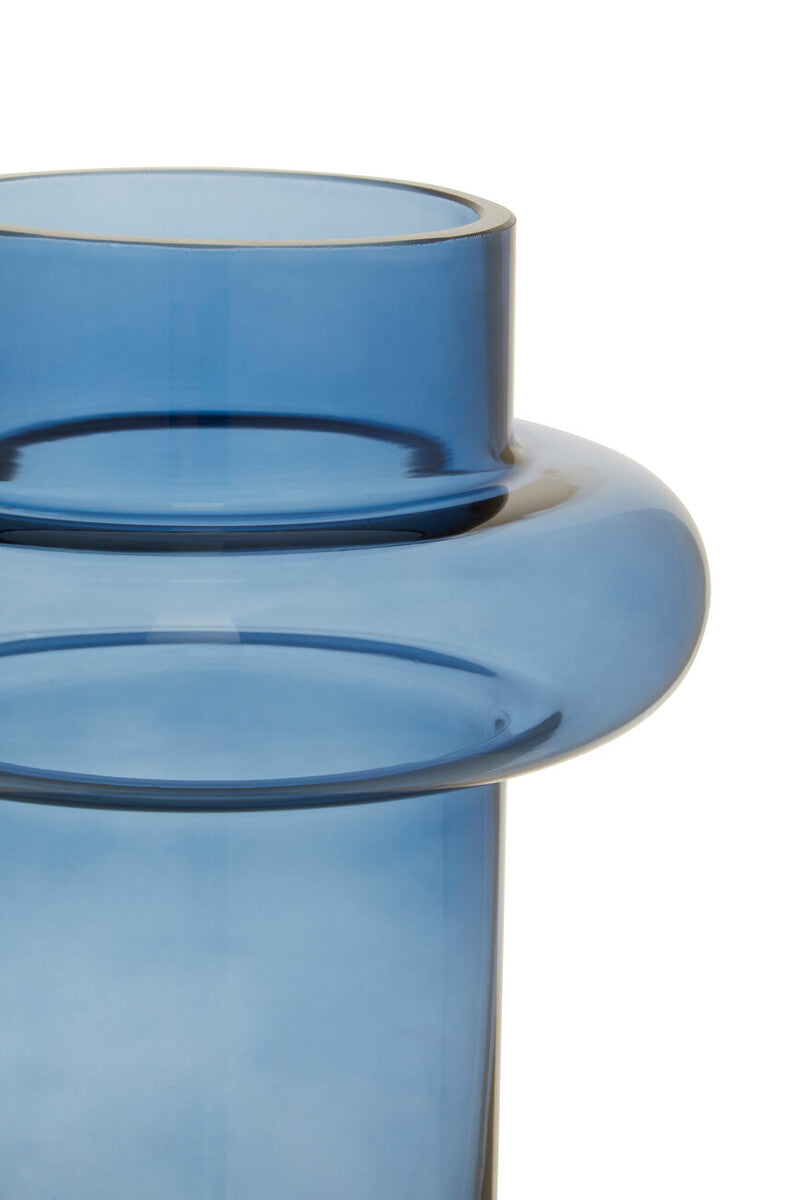 Small Blue Glass Vase | Cabrina