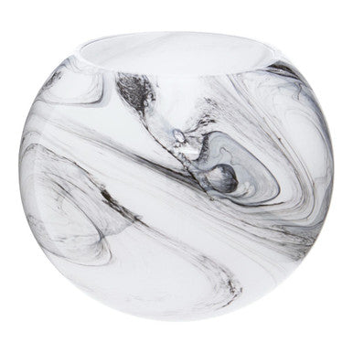 Marble Design Glass Vase | Cabell