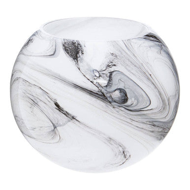 Marble Design Glass Vase | Cabell