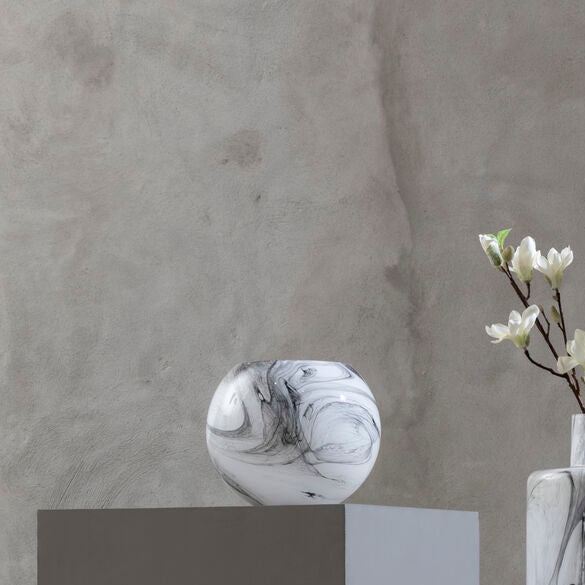 Marble Design Glass Vase | Cabell
