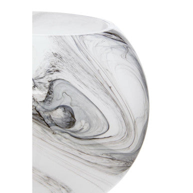 Marble Design Glass Vase | Cabell