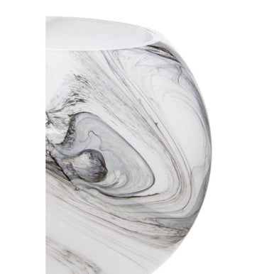 Marble Design Glass Vase | Cabell