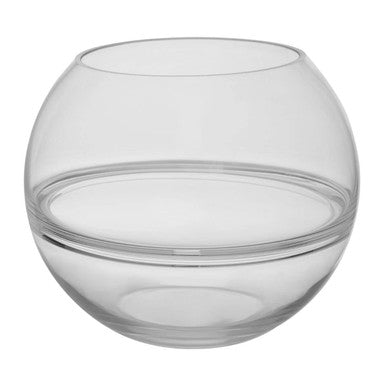 Clear Glass Round Vase | Optik