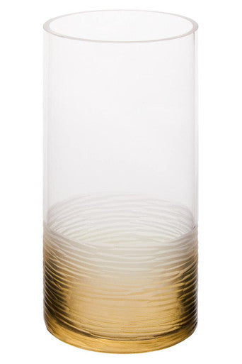 Small Textured Ombre Glass Vase | Caila