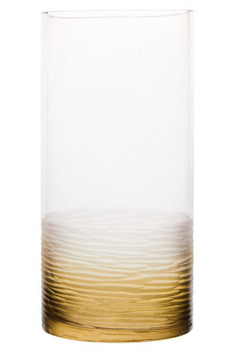 Small Textured Ombre Glass Vase | Caila
