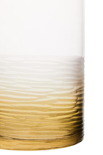 Small Textured Ombre Glass Vase | Caila