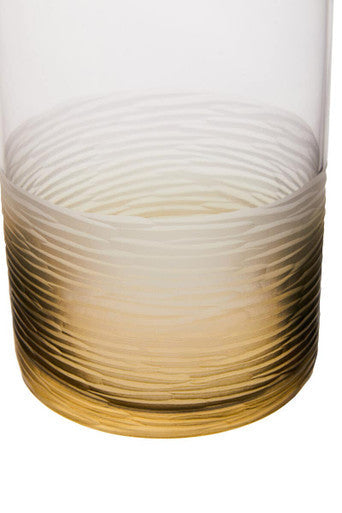 Small Textured Ombre Glass Vase | Caila