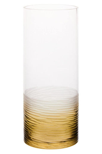 Large Textured  Ombre Glass Vase | Caila