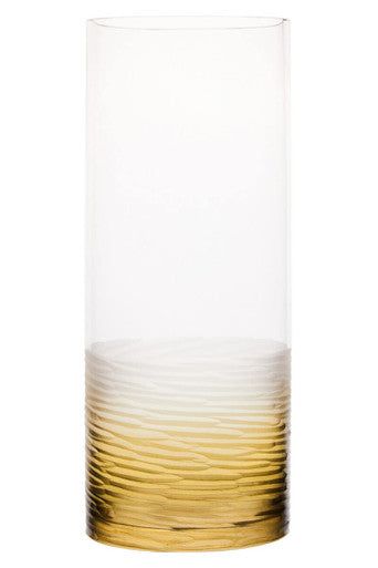 Large Textured  Ombre Glass Vase | Caila