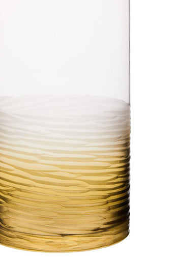 Large Textured  Ombre Glass Vase | Caila